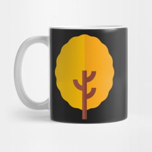 yellow tree icon Mug